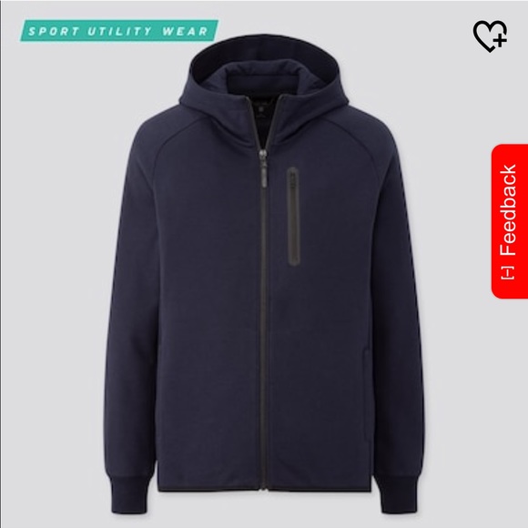 UNIQLO - Dry Stretch Sweat Full-Zip Hoodie (D3)